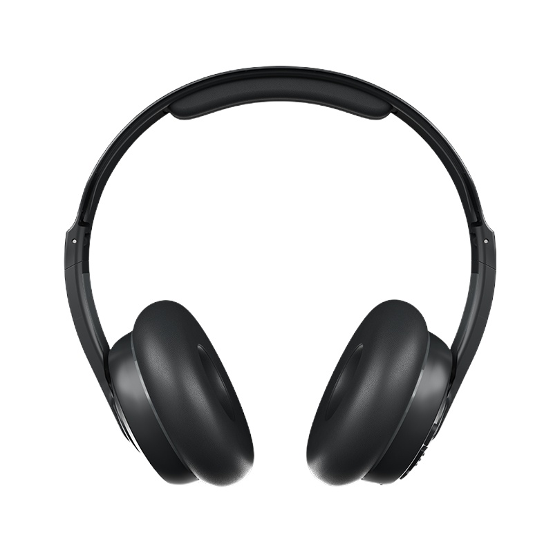 骷髅头(Skullcandy)Cassette卡带头戴式蓝牙耳机 舒适耳垫设计 22小时续航配备快充 黑色