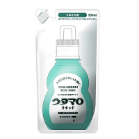 [温和亲肤]日本 COSME大赏东邦UTAMARO衣物清洁剂洗衣液 袋装替换装350ml
