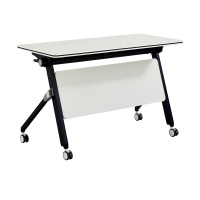科朔 折叠桌条桌长条会议桌翻版桌会议桌1800W*400D*750H FT-10618