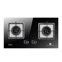 巧太太C220燃气灶煤气灶双灶嵌入式灶具台嵌两用钢化玻璃4.8kw大火力炉灶双眼灶 液化气