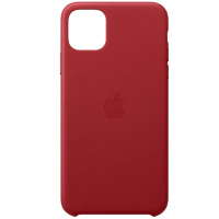 苹果Apple 原装iPhone 11 Pro Max 皮革保护壳 手机壳 红色