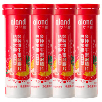 艾兰得维生素C泡腾片热带水果味10片*4瓶