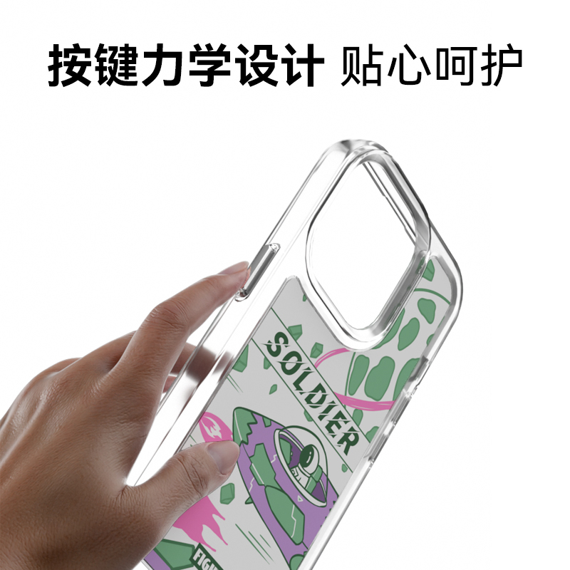 iPhone 14 Pro Max 定制太空视窗手机壳(透明)【传图定制 包邮到家】