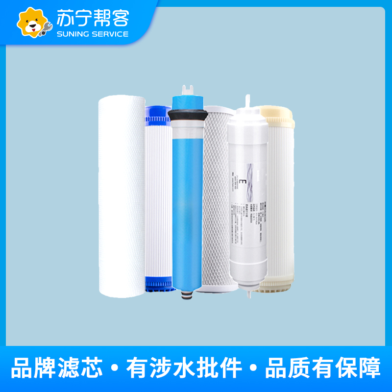 净水器后置活性炭滤芯更换服务 帮客上门服务 适用沁园美的海尔安吉尔史密斯等净水器（含后置活性炭滤芯）高清大图