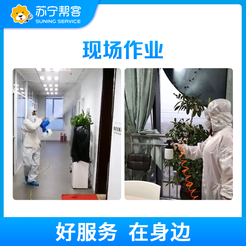 【上海专用】病家终末阳性区域消毒杀菌服务60平米以内（含氯消毒剂）帮客上门服务