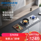 老板(Robam)4.1kW不锈钢灶具自营双眼灶煤气灶单灶具台嵌两用灶 煤气炉不锈钢炉灶带熄火保护32G91A液化气