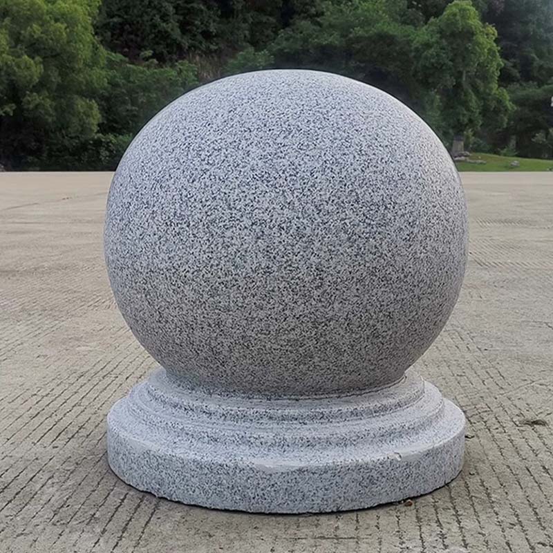 先围 花岗岩防撞隔离石球 直径60CM 个高清大图