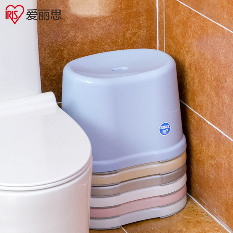 爱丽思IRIS 浴室多功能浴凳阳台小板凳 加固防滑浴凳 OBI-270粉色