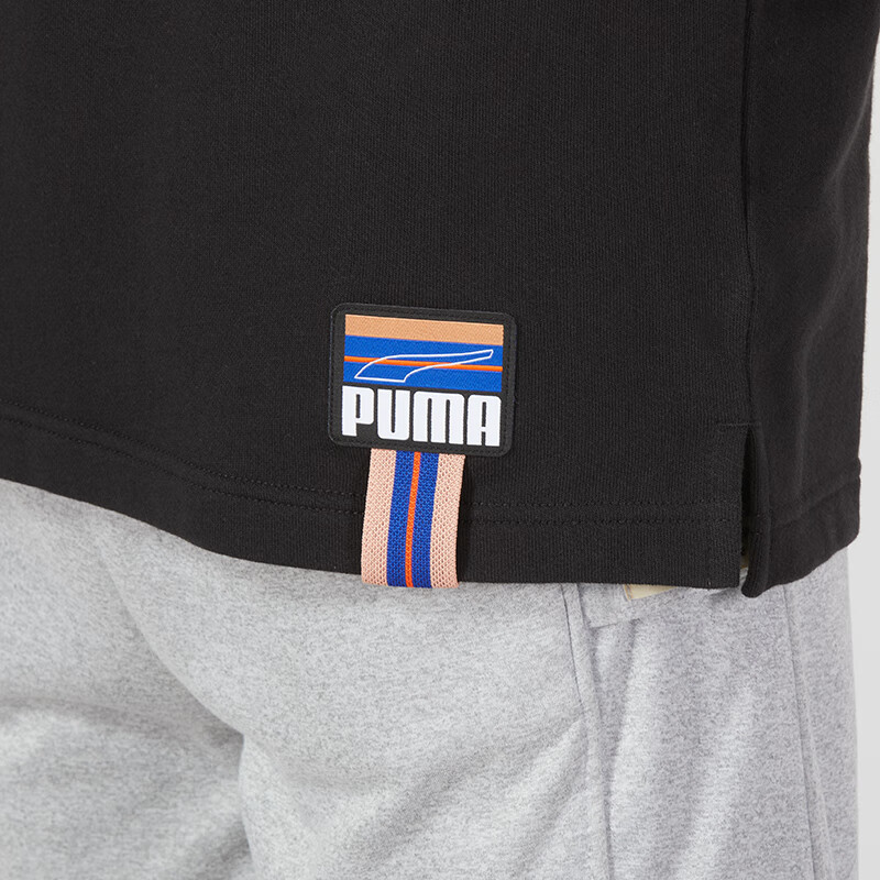 彪马(PUMA)男装女装 2023春季运动服潮流时尚健身训练舒适透气T恤 677381-01