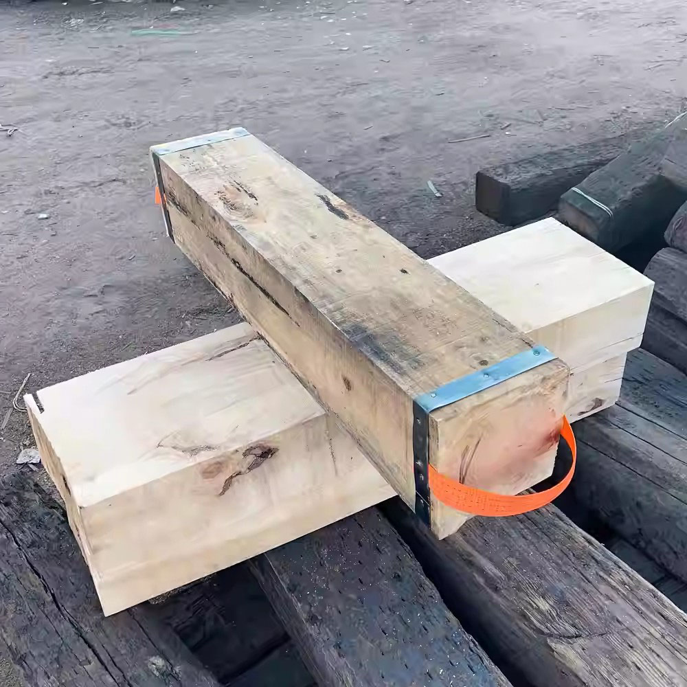 围一 枕木 30*30*60cm 块高清大图