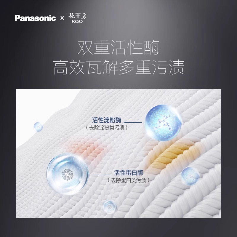 Panasonic松下阿尔法α-智洗魔盒浓缩洗衣液N-PJ01KX洗涤剂高清大图