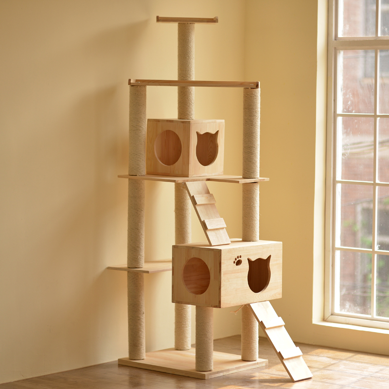 多省实木猫爬架实木猫窝猫树猫玩具猫用品猫咪家具猫爬树（请先与客服确认再）