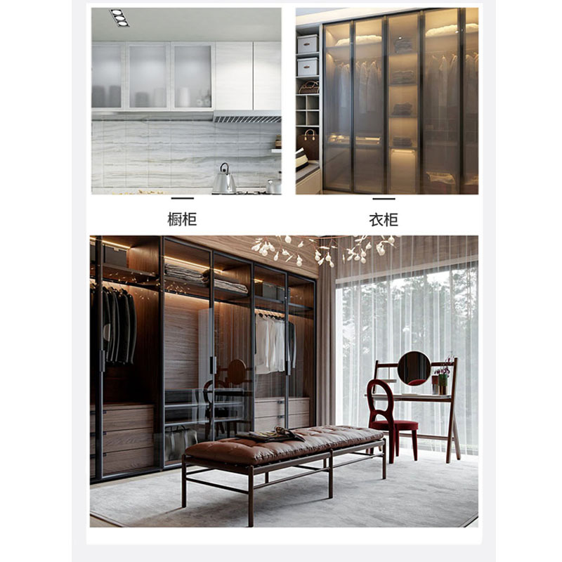 红鲸鱼 玻璃门专用铰链 免打孔阻尼款 1个高清大图