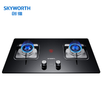 创维(Skyworth) JZY-Z32A燃气灶双灶双眼灶玻璃面板煤气灶大火力灶具嵌入式家用台嵌两用液化气猛火灶