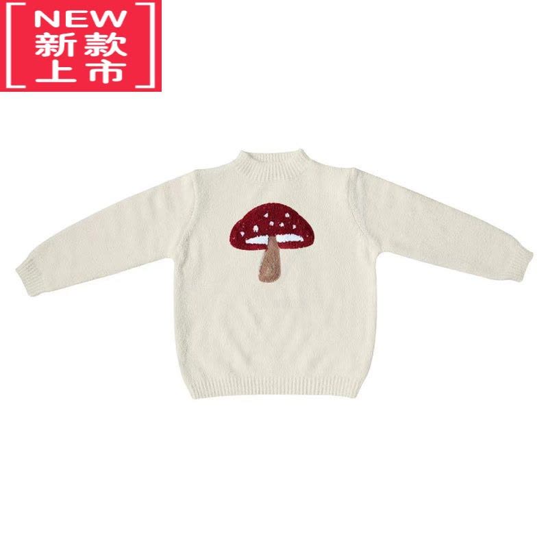 可莉允一禾女童2022秋冬新款女宝宝毛衣简约菱纹针织长裤套装图片