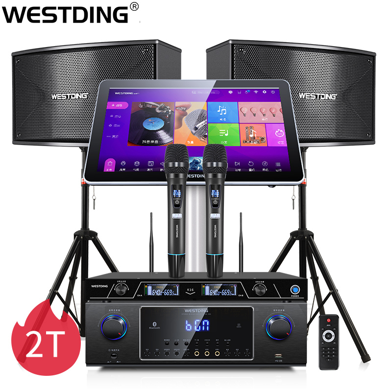 Westding 威斯汀家庭ktv音响套装家用卡拉ok 专业k歌语音点歌k歌功放音响组合全套设备118全套2t报价 参数 图片 视频 怎么样 问答 苏宁易购