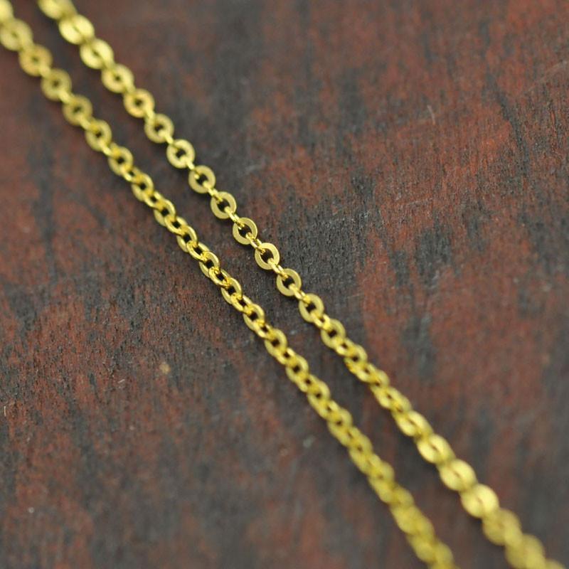 梦克拉mkela18k金项链o型链女士项链黄金定价