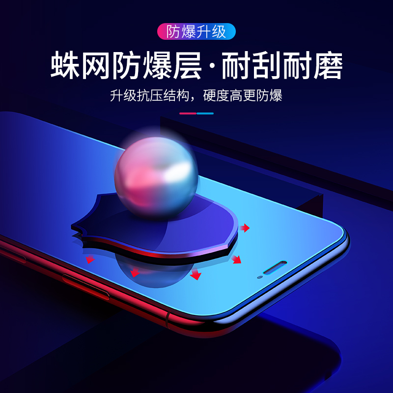 讯迪苹果13钢化膜iphone13promax手机12贴膜mini全屏防摔全覆盖