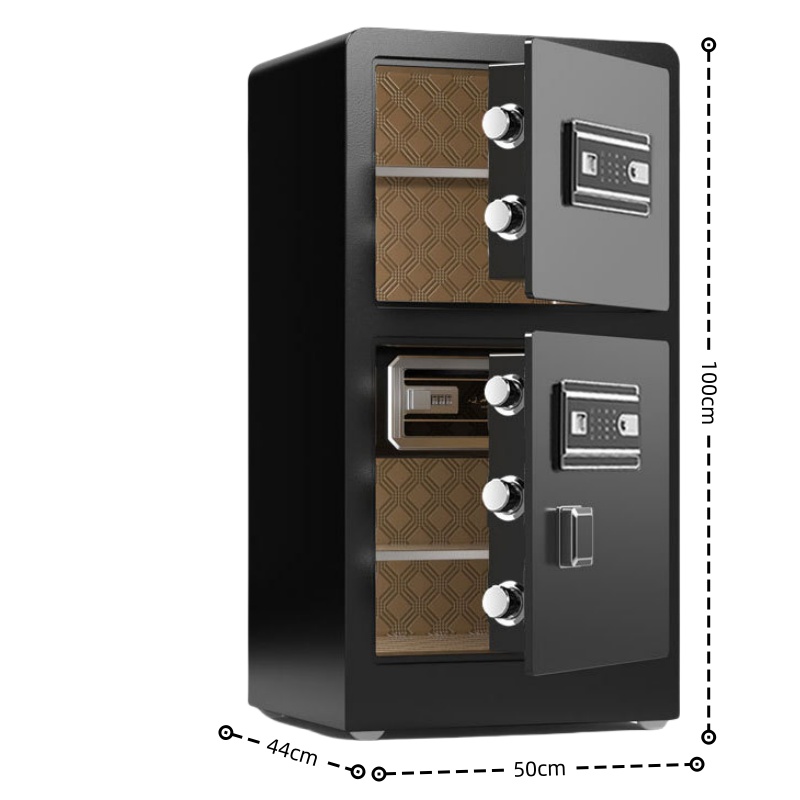 怡卓欧智能密码柜双门1M指纹密码台高清大图