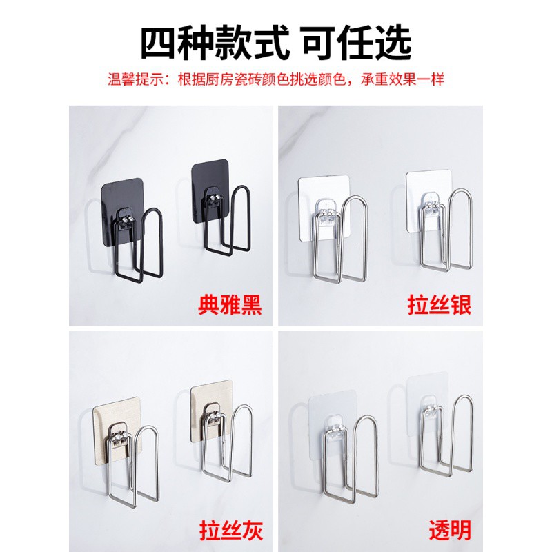 免打孔不锈钢厨房多功能锅盖架壁挂置物架菜板架砧板收纳架挂锅架收纳层架 三维工匠高清大图