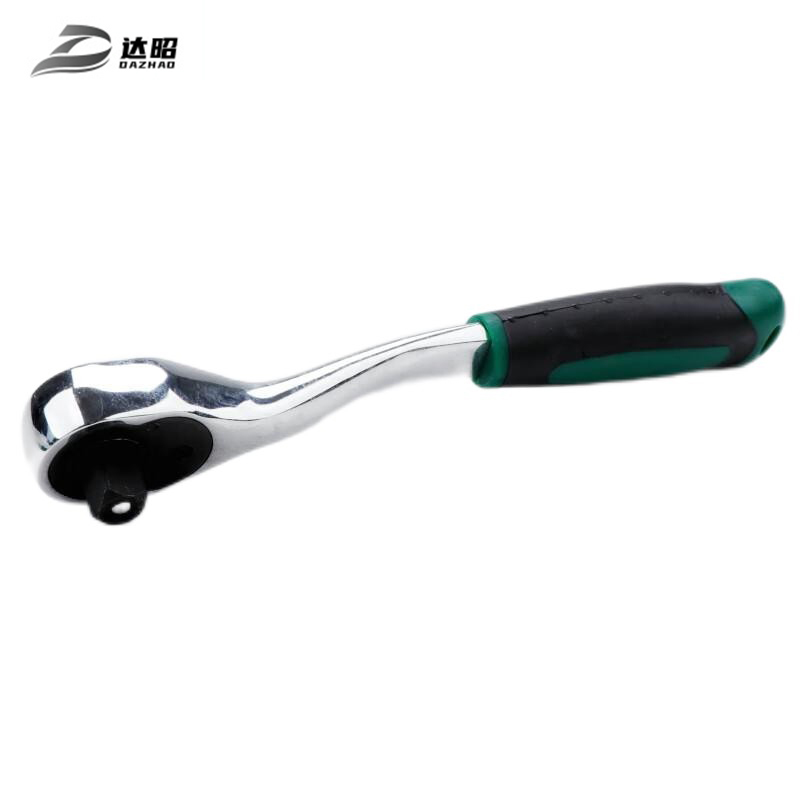 达昭 6.3mm系列镜面快速脱落棘轮扳手Cr-V 双色柄/302703高清大图