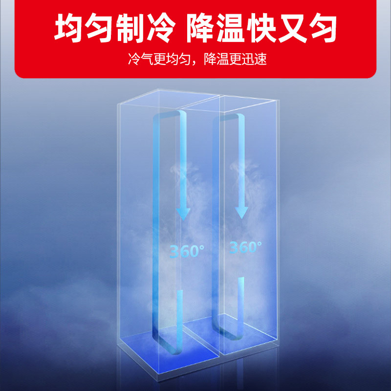 星星(XINGX)963升大两门冷藏商用冰柜厨房冰箱商用麻辣烫展示柜冷藏保鲜冰柜双门点菜柜(铜管制冷)BC-1000YE高清大图