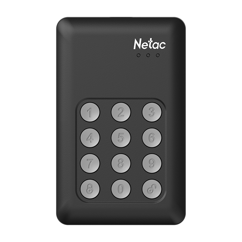 朗科（Netac） G732-1TB 按键加密 USB3.0 2.5英寸 黑色