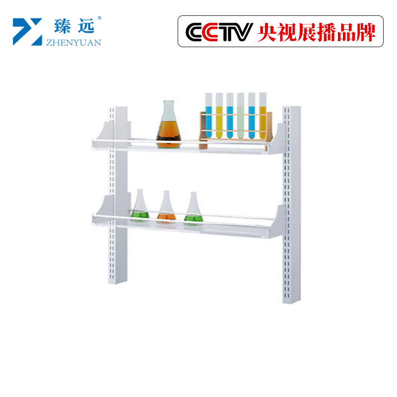 臻远操作台实验台化学试验桌 钢玻试剂架0.9米 ZY-SN-0489