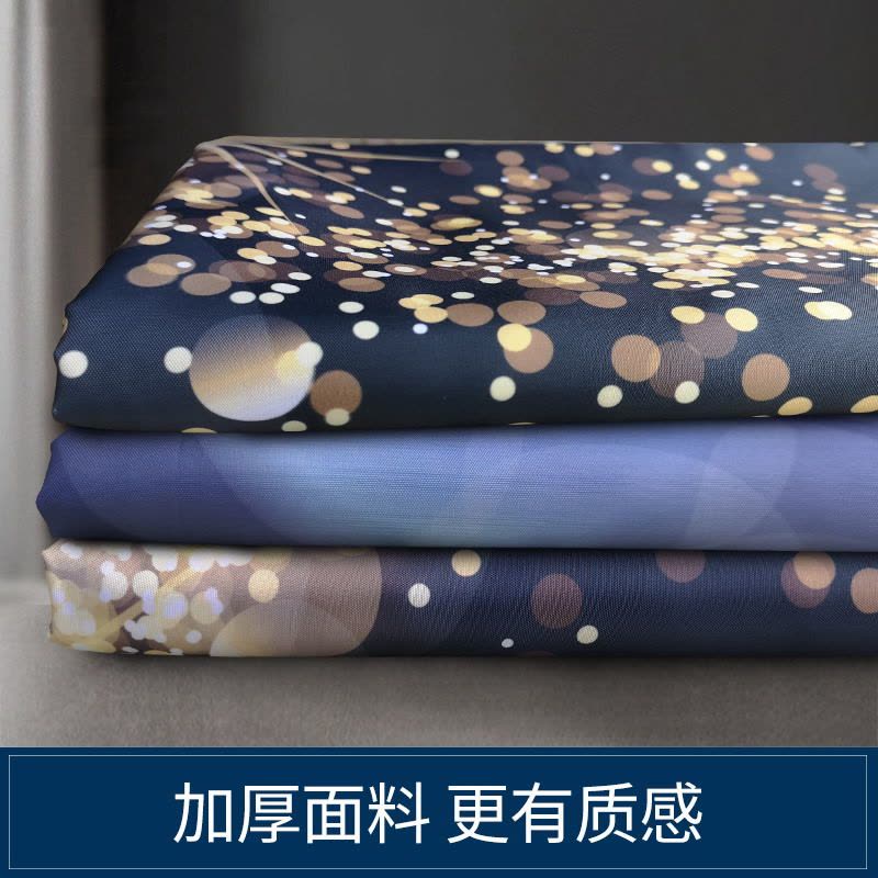 美帮汇北欧数码浴间浴帘水布加厚霉卫生间洗澡帘子浴室隔断淋浴挂帘图片