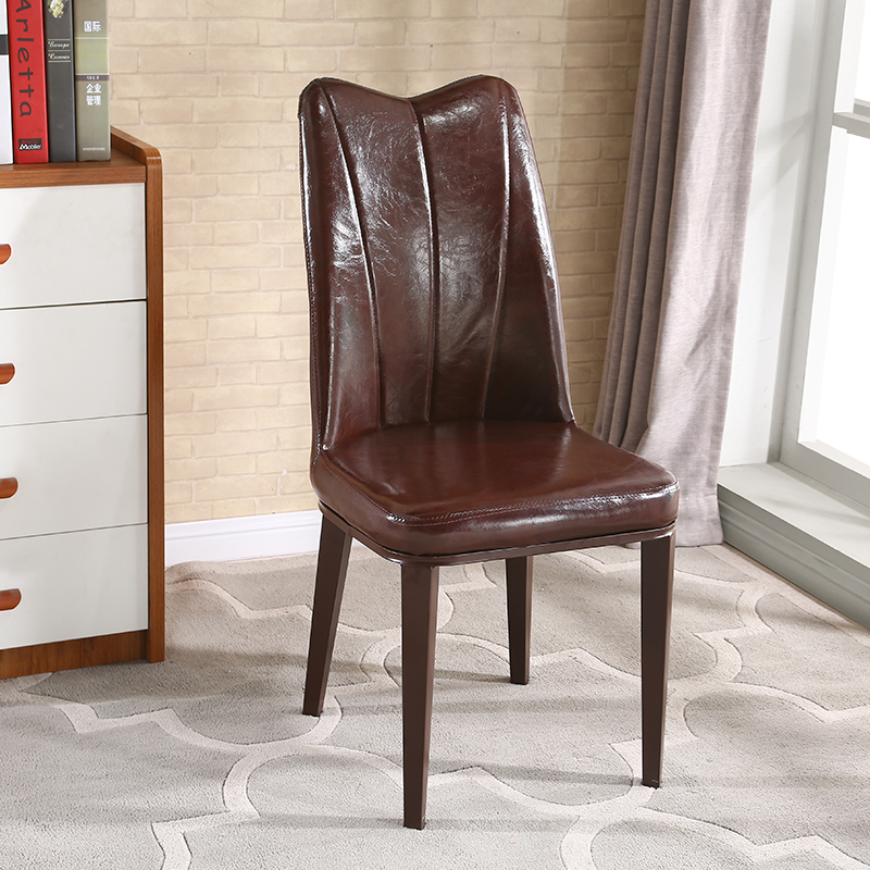 寻木匠餐椅北欧现代简约家用皮椅子客厅餐厅靠背椅咖啡厅酒店餐桌椅