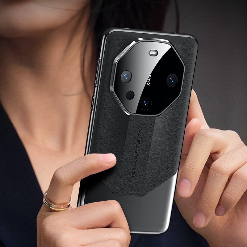 魅爱琳 华为Mate60手机壳Mate60Pro保护套外壳 全包轻薄防摔软边 镜头保护 商务简约时尚 手机套