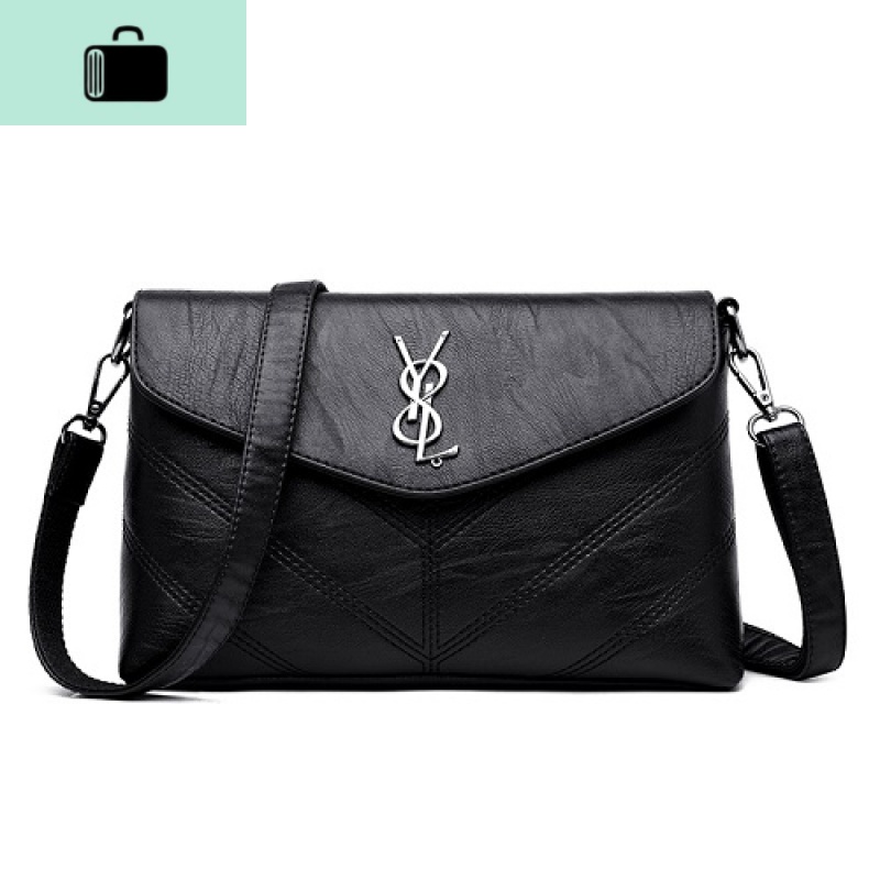 女包2020新款包包女士简约大气大容量单肩包斜挎包小包中年妈妈包NEWLAKE高清大图