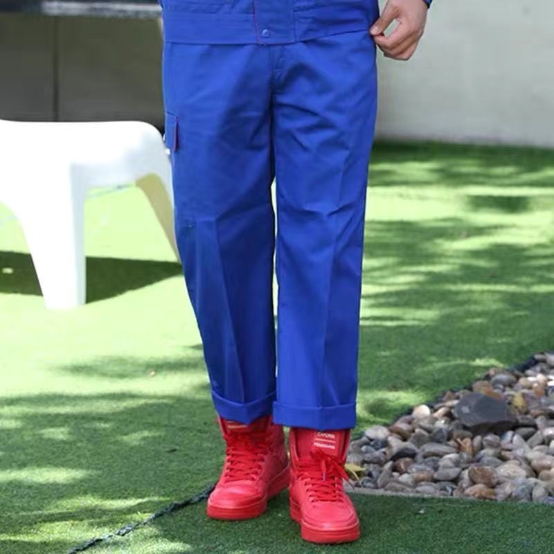 春秋工作服裤子男女多口袋电焊汽修夏季劳保服裤子耐磨洗工装裤子莎丞