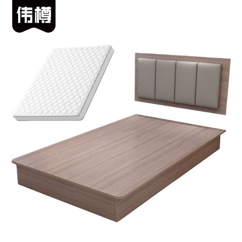 伟樽床150*200*86cm+20cm床垫套高清大图