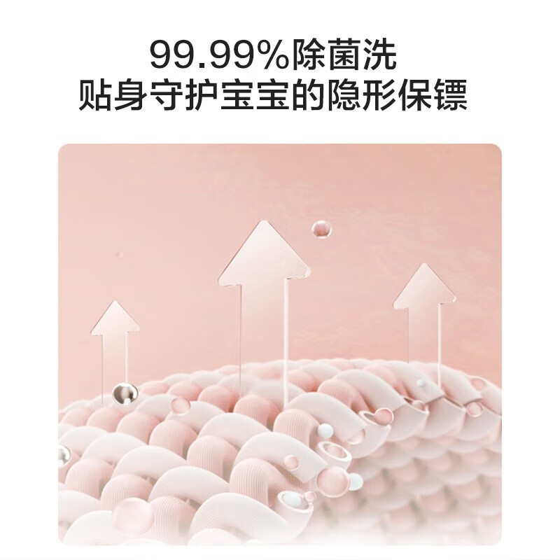 松下(Panasonic)1KG迷你小波轮洗衣机 内衣内裤贴身衣物洗枕套袜子除菌除螨 母婴放心洗XQB10-A10C米色