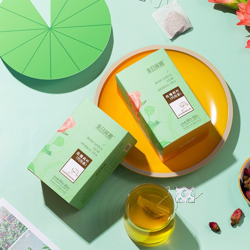 金日滋能 玫瑰荷叶代用茶橘皮重瓣红玫瑰柚子干山楂决明子花茶养生茶泡茶花草茶