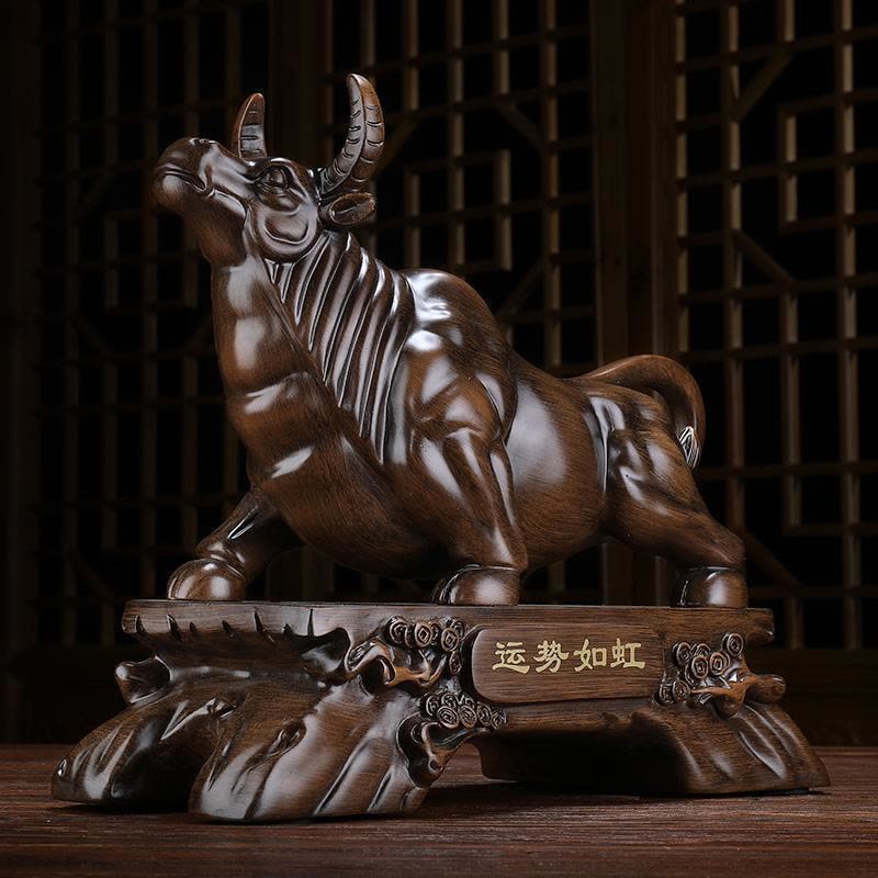 美帮汇运势如虹牛摆件办公室桌面摆设家居小装饰品房间布置图片