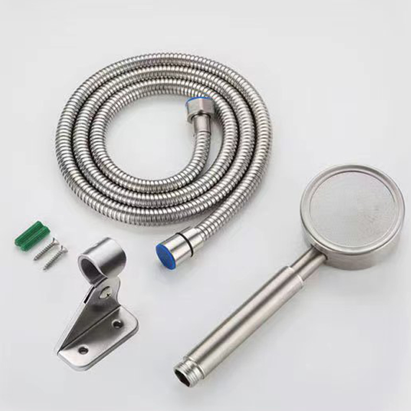 304不锈钢花洒喷头淋浴莲蓬头沐浴套装 花洒三件套B套餐 套