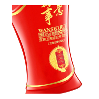 五粮液出品 万事如意酒 中国红 52度 500ml 单瓶装 浓香型白酒