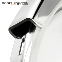 铂帝斯(BODEUX)金星1号304不锈钢压力锅复底防爆高压锅家用燃气电磁炉通用5L