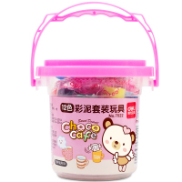 得力deli文具7022彩泥套装儿童玩具手工diy制作彩色橡皮泥12色混装幼儿园学生彩色橡皮泥附模型工具