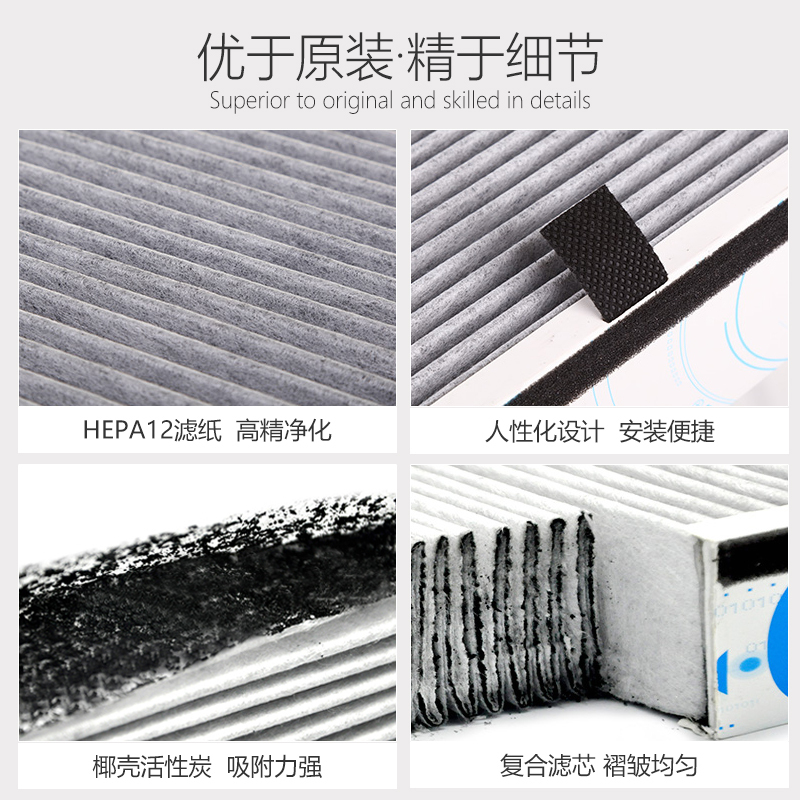 培康(Take Care)适配飞利浦空气净化器复合滤网滤芯配件 适用飞利浦AC4076 4014 Ph系4076除霾版