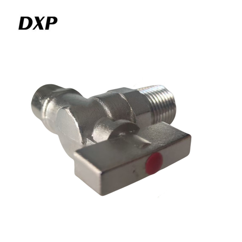 DXP 铜大流量球心角阀 6分 个高清大图