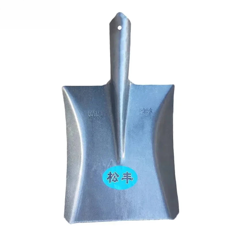 松丰 加厚锰钢淬火中方锹铁锨平板锹平板锨平板方锨煤铲铁锹 30cm*25.5cm 张高清大图
