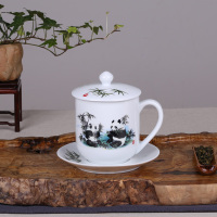 巴蜀一品 国宝熊猫陶瓷杯(单只装)BSYP081267
