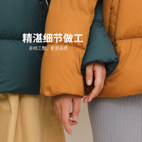 鸭鸭新款轻薄羽绒服女短款鸭绒保暖时尚小个子