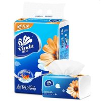维达 V2219 倍韧两层抽取式纸面巾150抽 3包/提 (提)