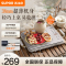 苏泊尔(SUPOR)家用电陶炉超薄彩印智能双环控温2200W大功率火锅炉大面板爆炒炒菜围炉煮茶 C22-CS07