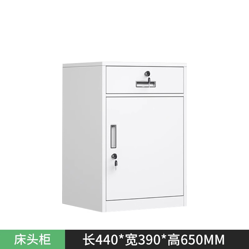 财巢 钢制制式床 单人床+床头柜*1 /组高清大图