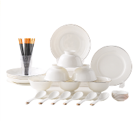 伊兰(YILAN) 金边30头餐具